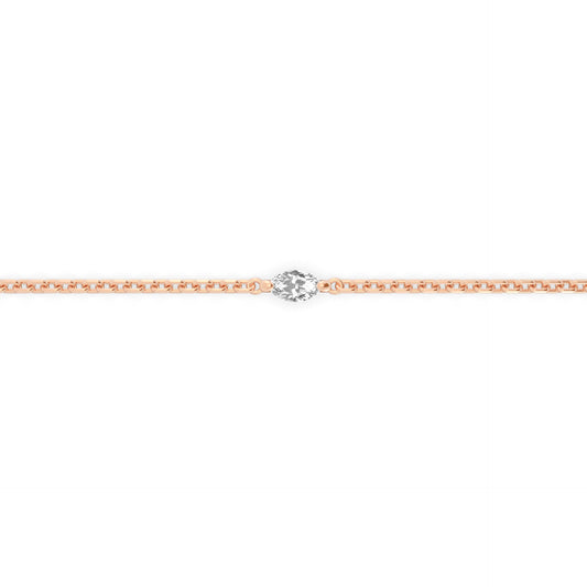 Single 0.10ct Marquise Bracelet - Arter Jewelry