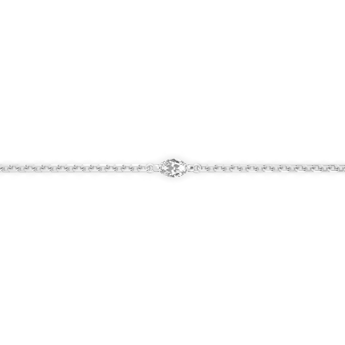 Single 0.10ct Marquise Bracelet - Arter Jewelry