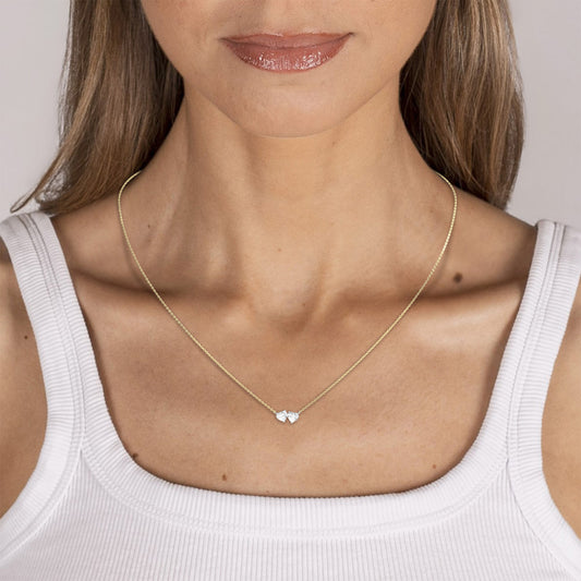 2 Hearts Necklace - Arter Jewelry