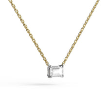 Load image into Gallery viewer, Single Emerald Cut Necklace - Arter Jewelry