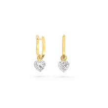 Charger l'image dans la galerie, Heart Diamond Earrings - Arter Jewelry