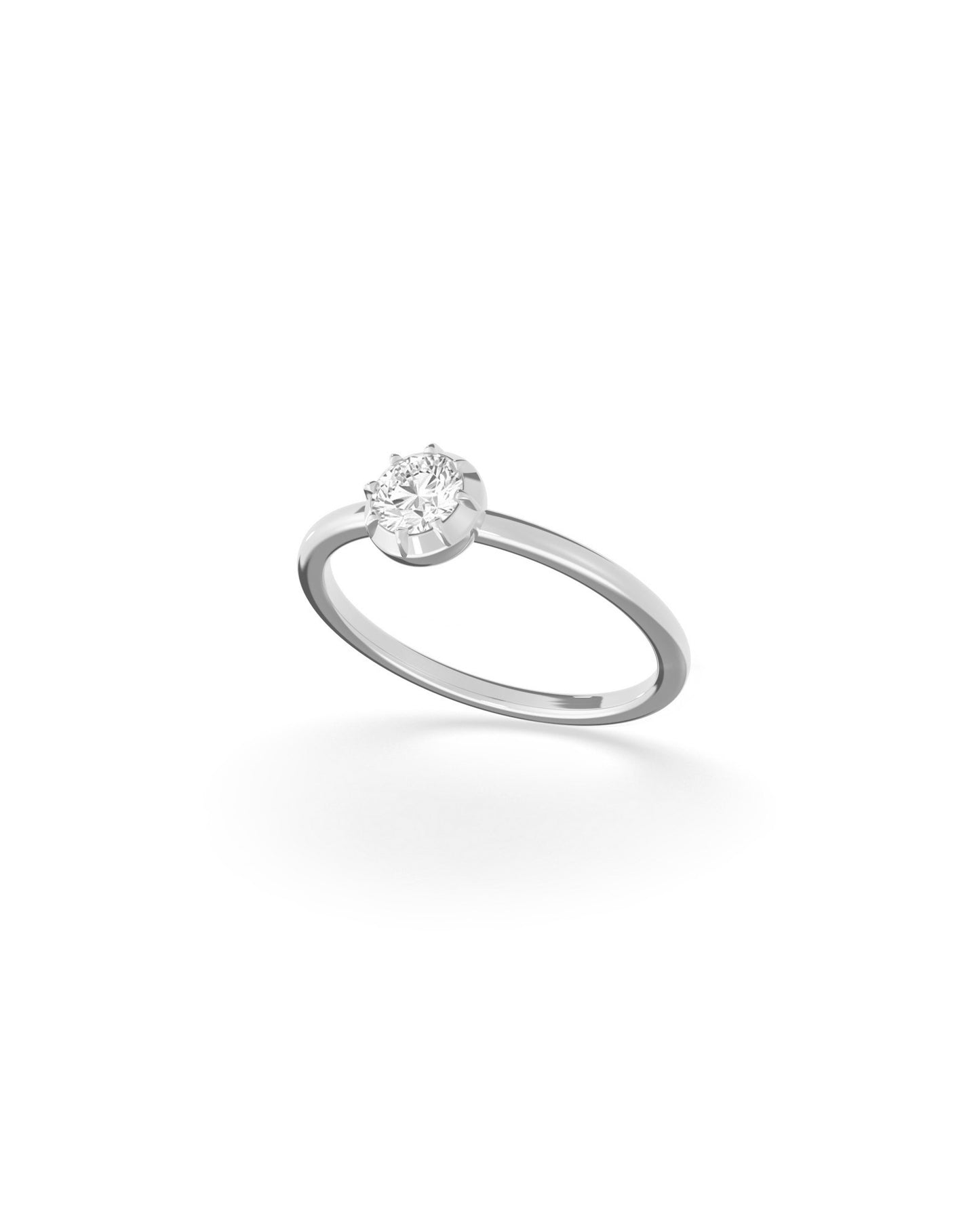 Button Back Ring Brilliant - 0.30ct - Arter Jewelry