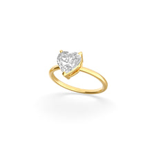 Load image into Gallery viewer, Classic Heart Solitaire Ring - Arter Jewelry