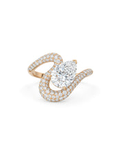 Load image into Gallery viewer, Ada Pear Ring Pavé - Arter Jewelry