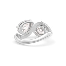 Load image into Gallery viewer, Rosa Two Stone Ring Pavé - Arter Jewelry