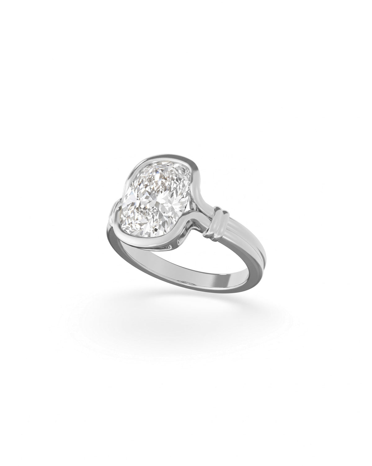 Sofia Ring in white gold