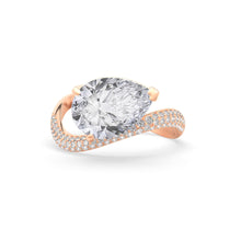 Load image into Gallery viewer, Rosa Pear Ring Pavé - Arter Jewelry