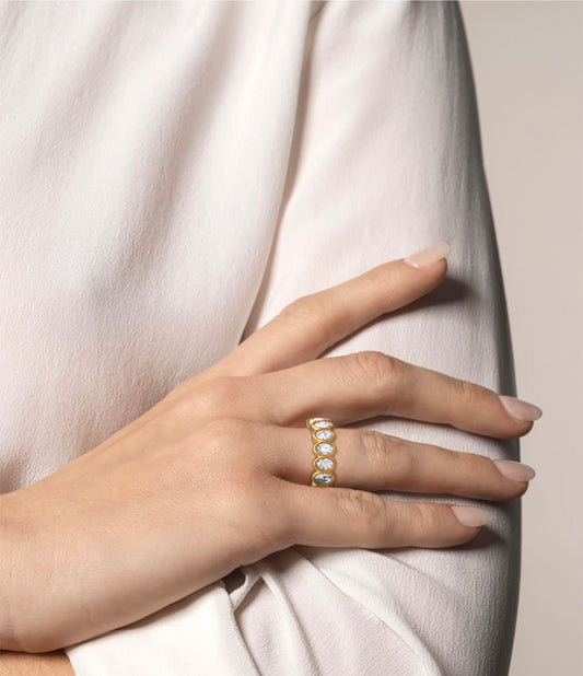 Millie Oval Eternity Ring - Arter Jewelry
