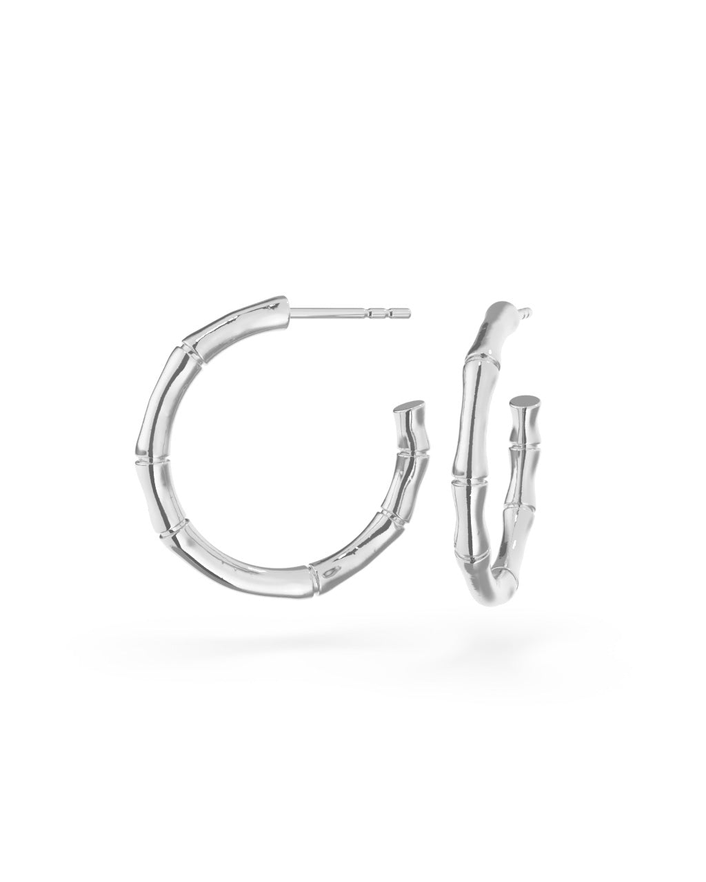 Bamboo Gold Hoop - Arter Jewelry