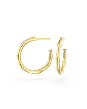 Charger l'image dans la galerie, Bamboo Gold Hoop - Arter Jewelry