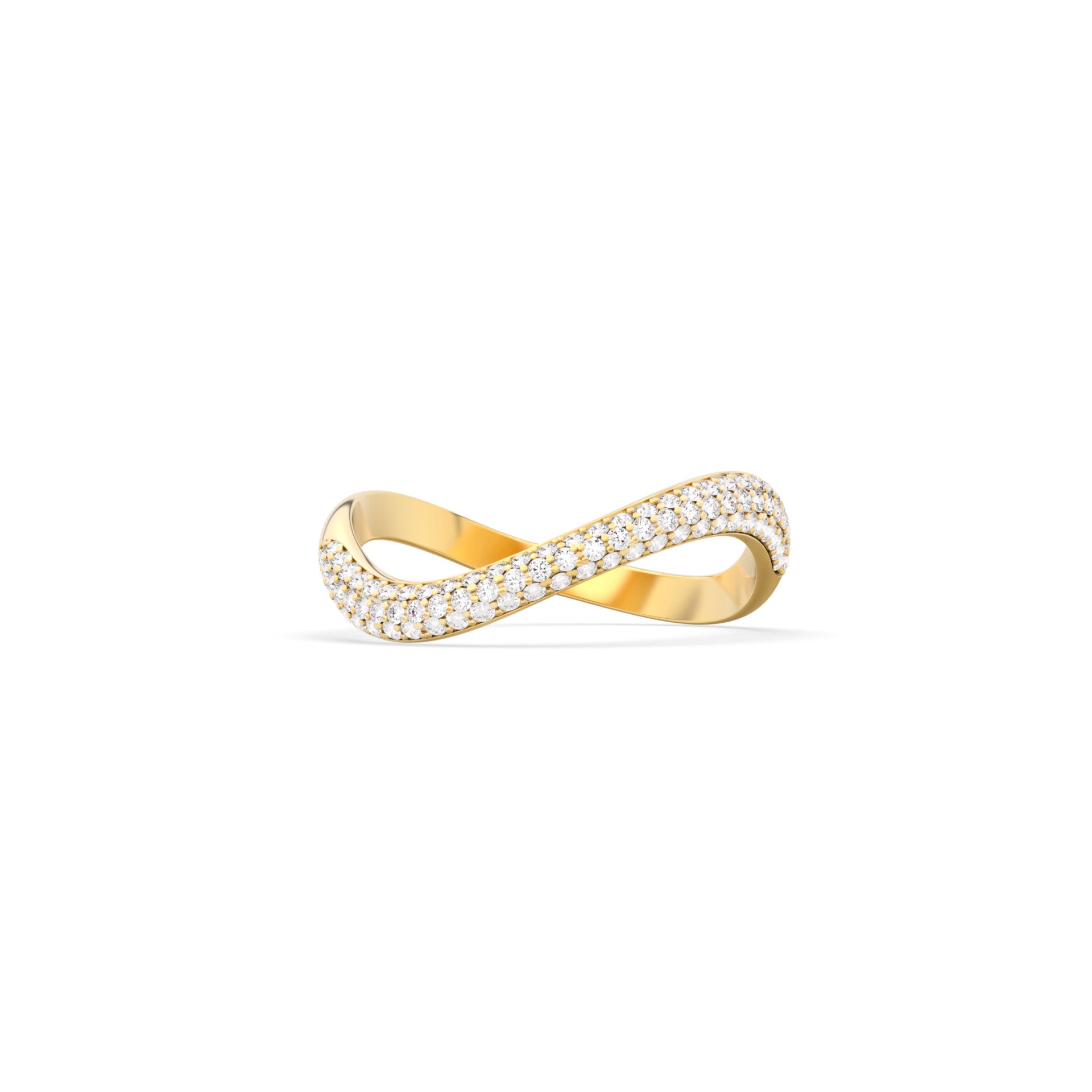 Clara Ring Thin Pavé