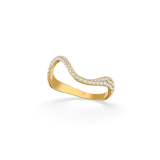 Flow Ring Pavé - Arter Jewelry