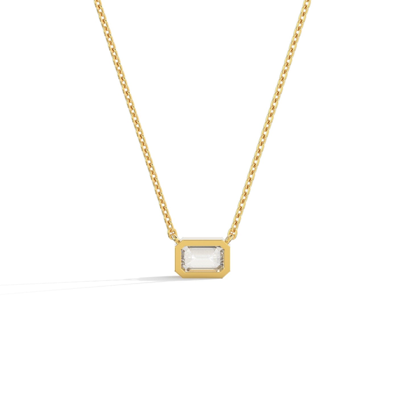 Emerald Cut Pendant