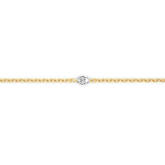 Single 0.10ct Marquise Bracelet - Arter Jewelry