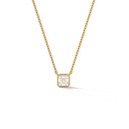 Asscher Cut Pendant - Arter Jewelry