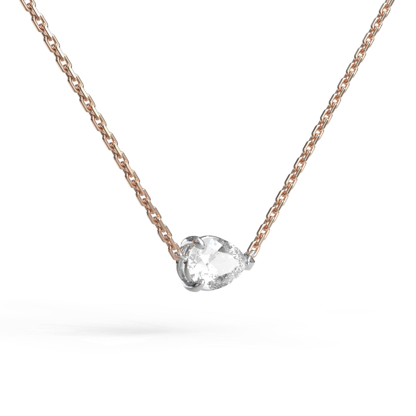 Single Pear Necklace - Arter Jewelry
