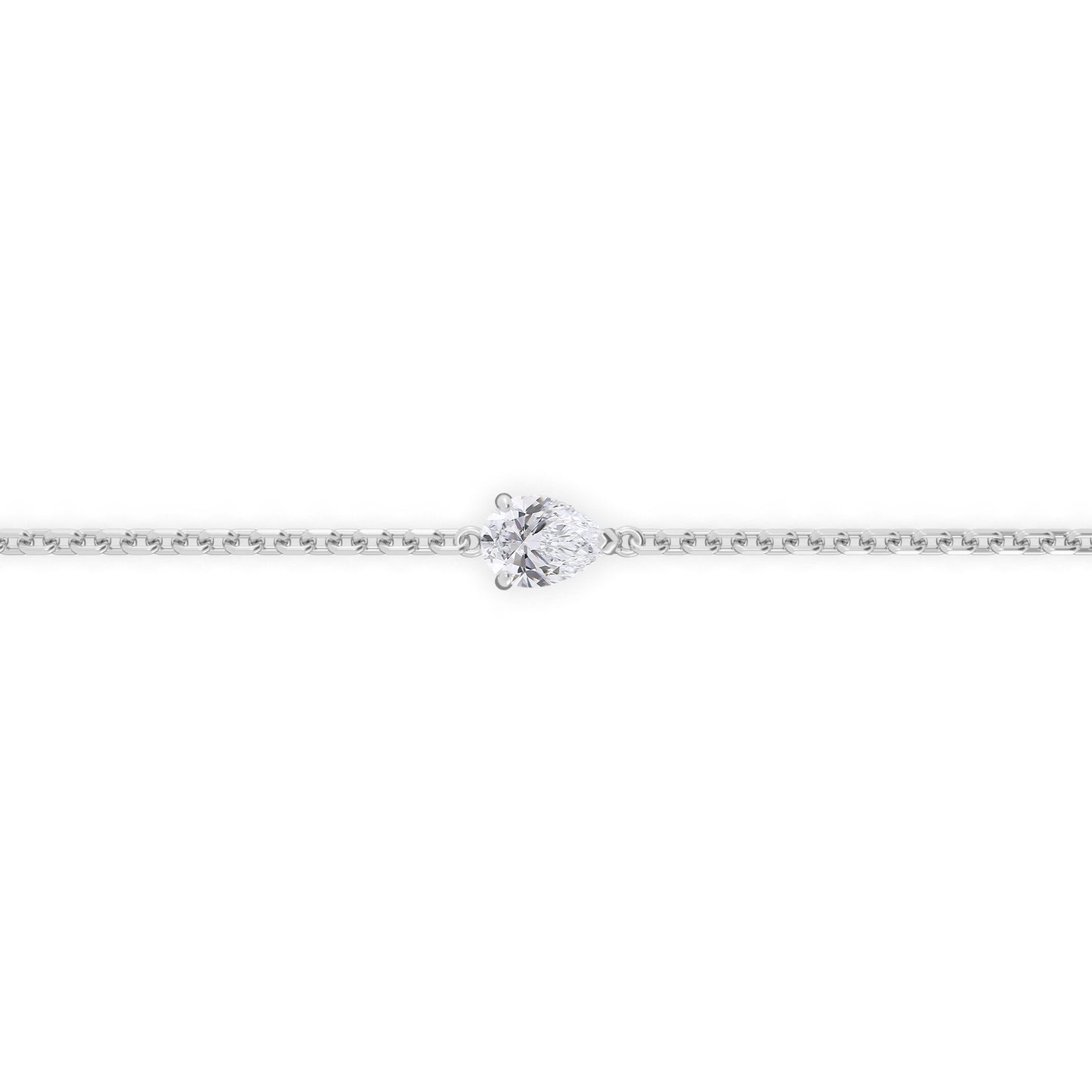 Single 0.30ct Pear Bracelet - Arter Jewelry