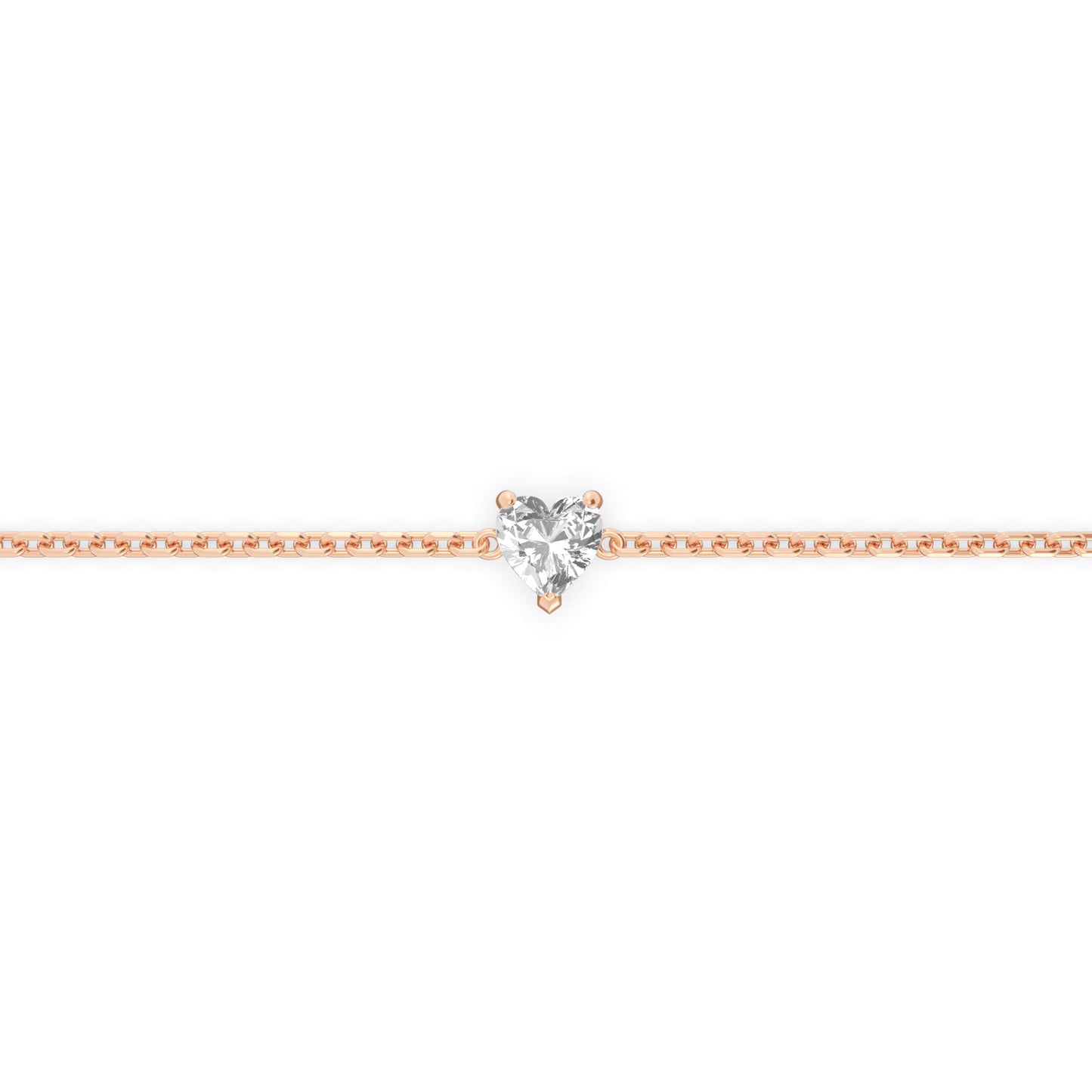 Single 0.30ct Heart Bracelet - Arter Jewelry