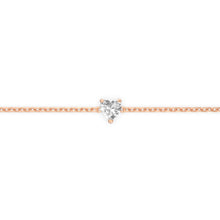 Load image into Gallery viewer, Single 0.30ct Heart Bracelet
