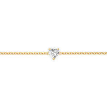 Load image into Gallery viewer, Single 0.30ct Heart Bracelet
