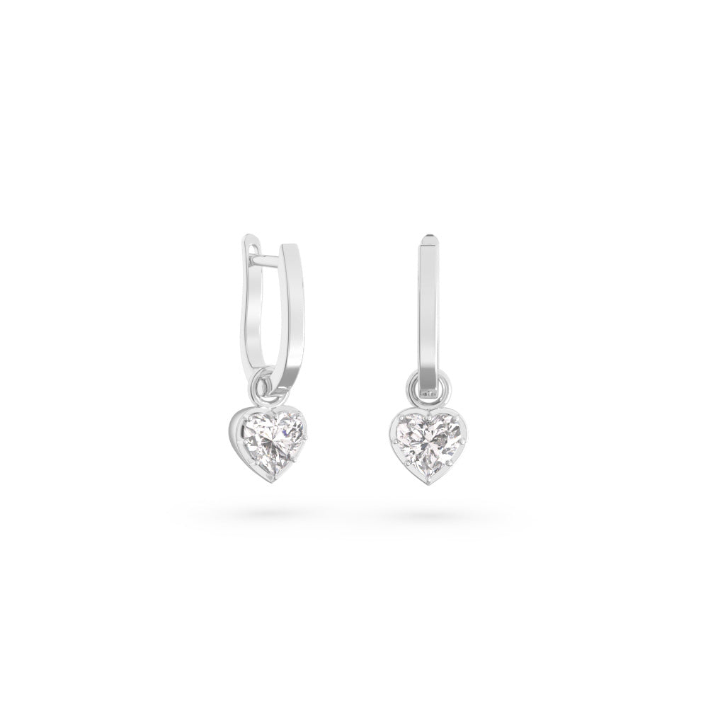 Heart Diamond Earrings - Arter Jewelry