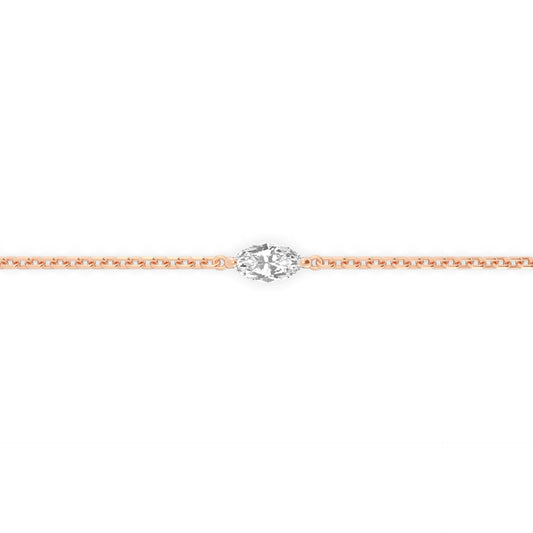 Single 0.30ct Marquise Bracelet - Arter Jewelry