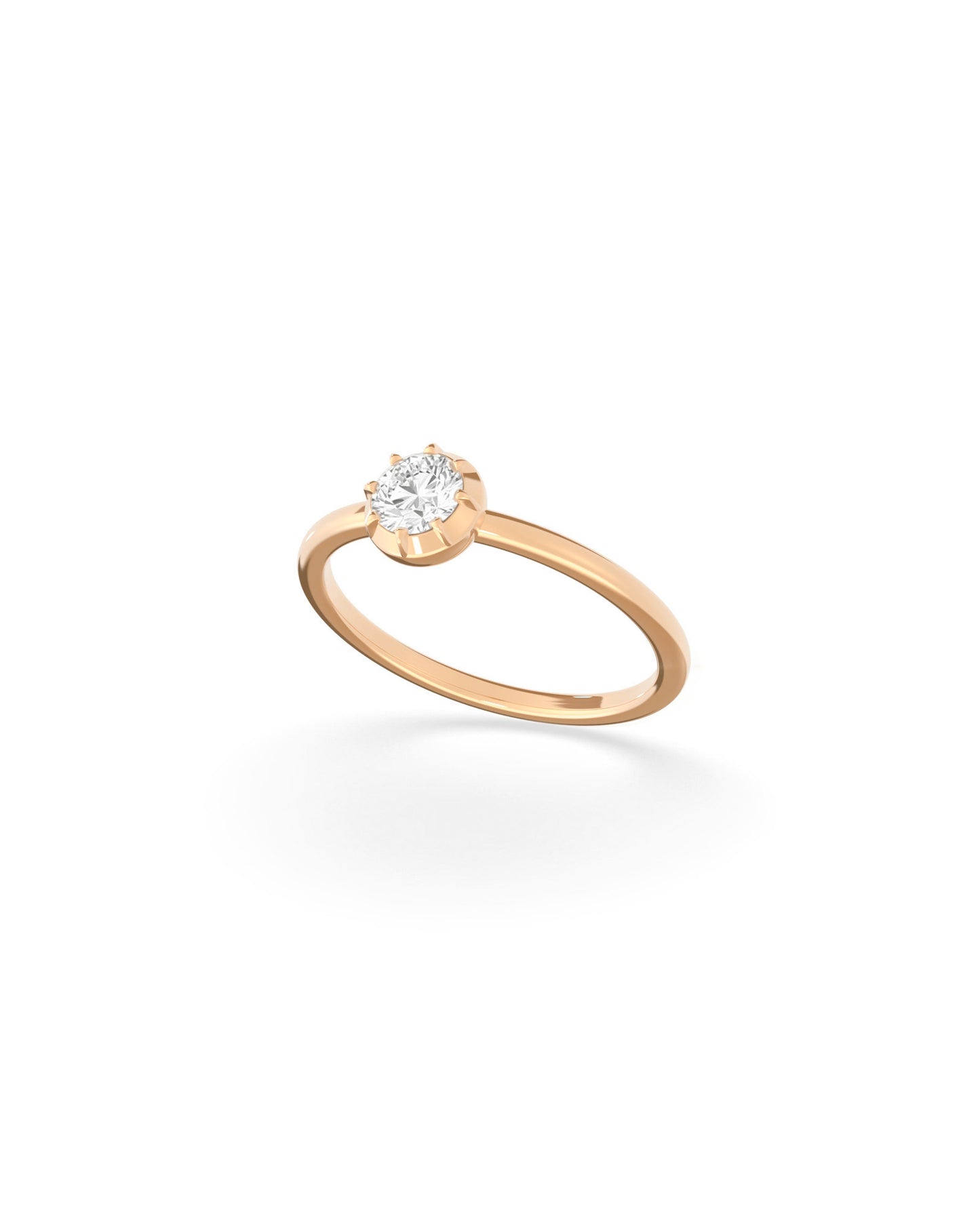 Button Back Ring Brilliant - 0.30ct - Arter Jewelry