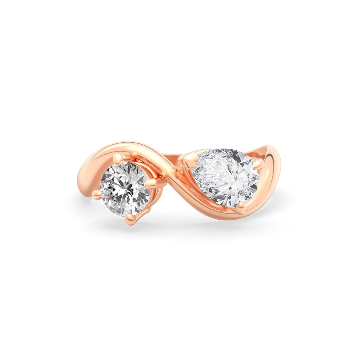 Rosa Two Stone Ring - Arter Jewelry
