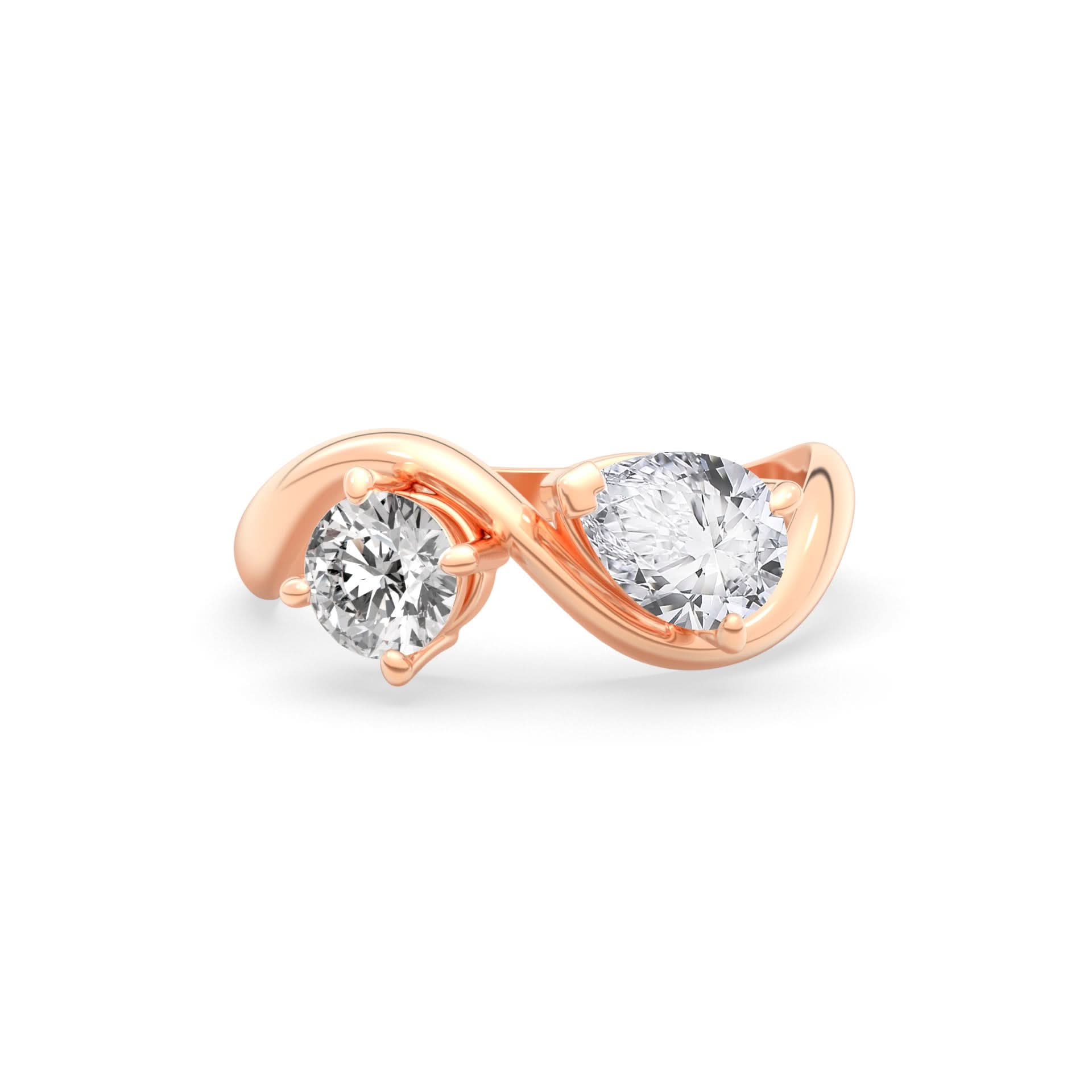 Rosa Two Stone Ring - Arter Jewelry