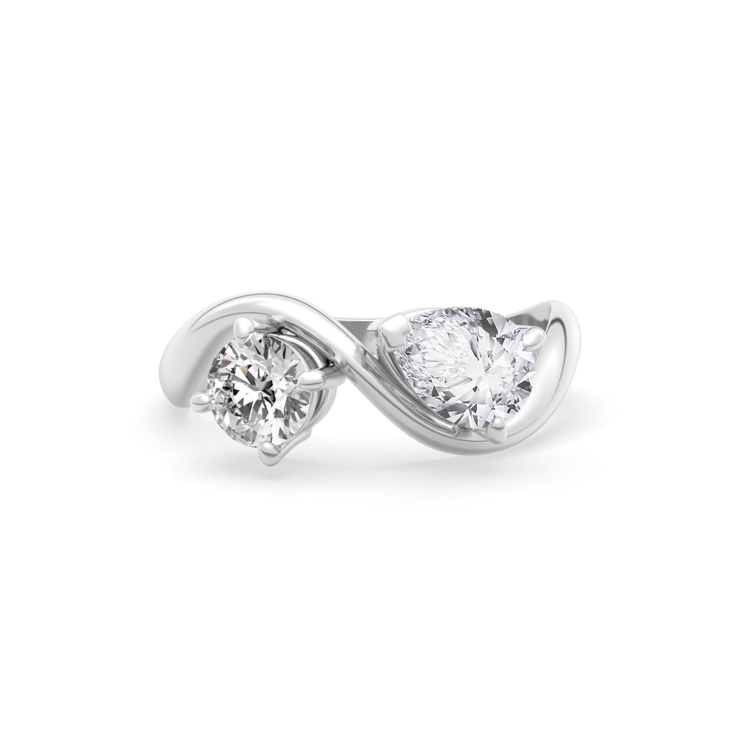 Rosa Two Stone Ring - Arter Jewelry