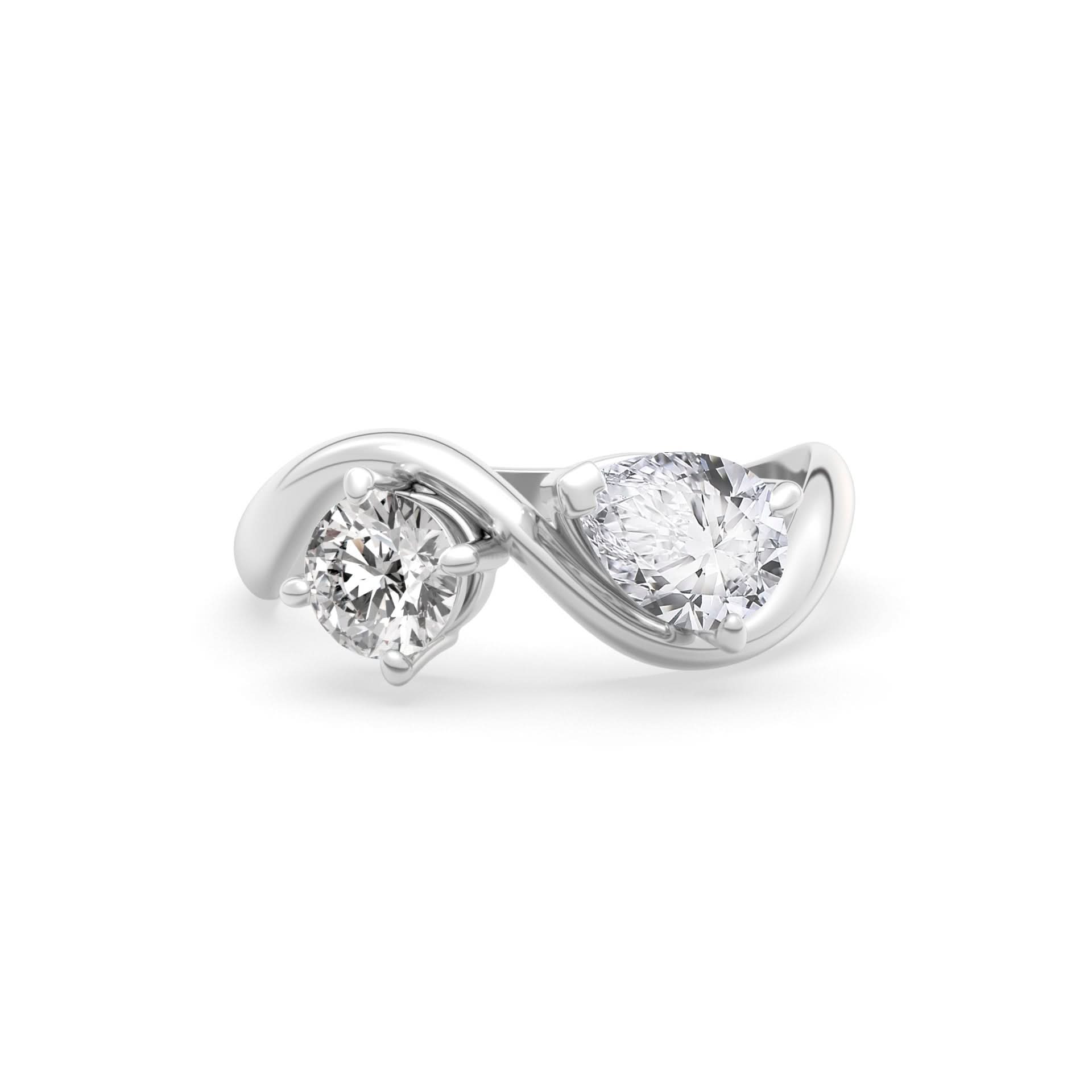 Rosa Two Stone Ring - Arter Jewelry