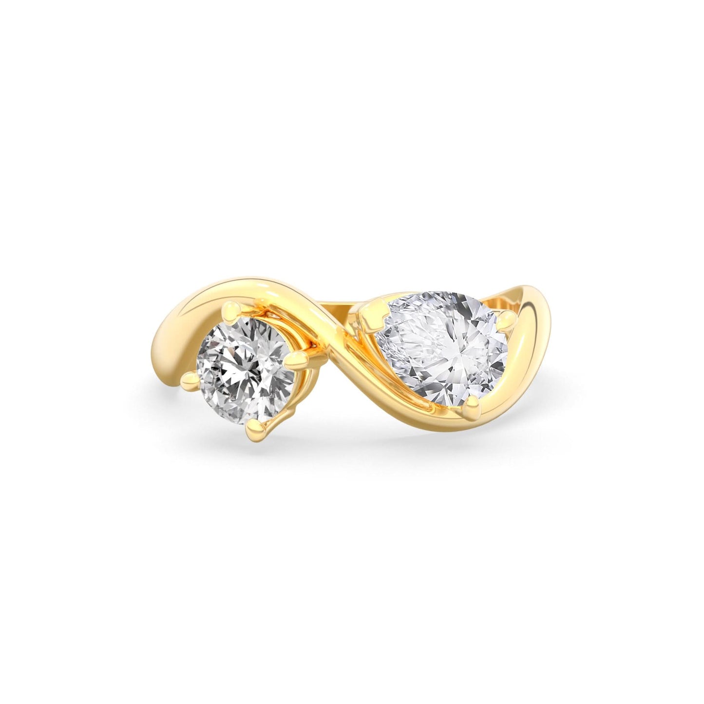 Rosa Two Stone Ring - Arter Jewelry