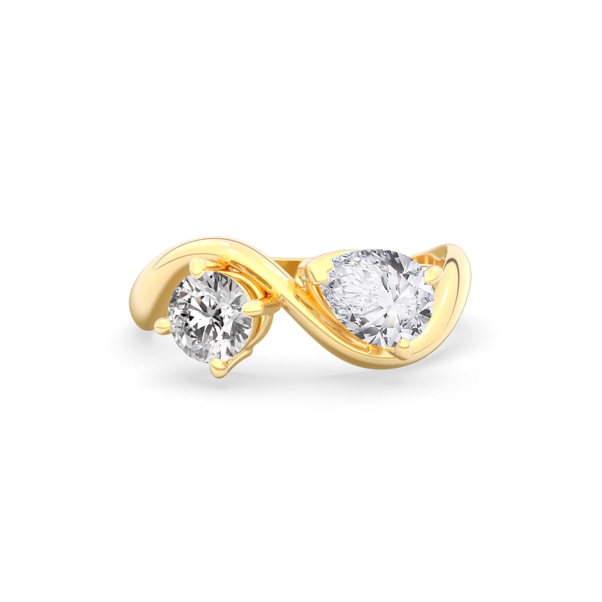Rosa Two Stone Ring - Arter Jewelry