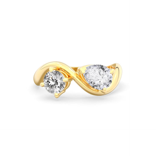 Rosa Two Stone Ring - Arter Jewelry