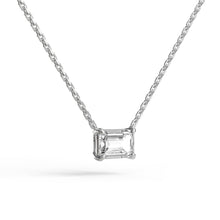 Load image into Gallery viewer, Single Emerald Cut Necklace
