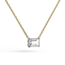 Load image into Gallery viewer, Single Emerald Cut Necklace
