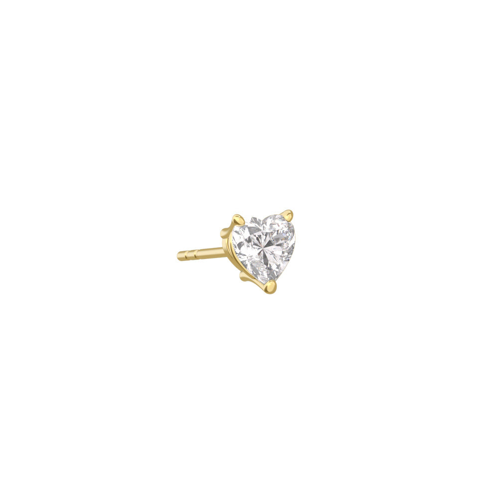 Heart Cut Studs - Arter Jewelry
