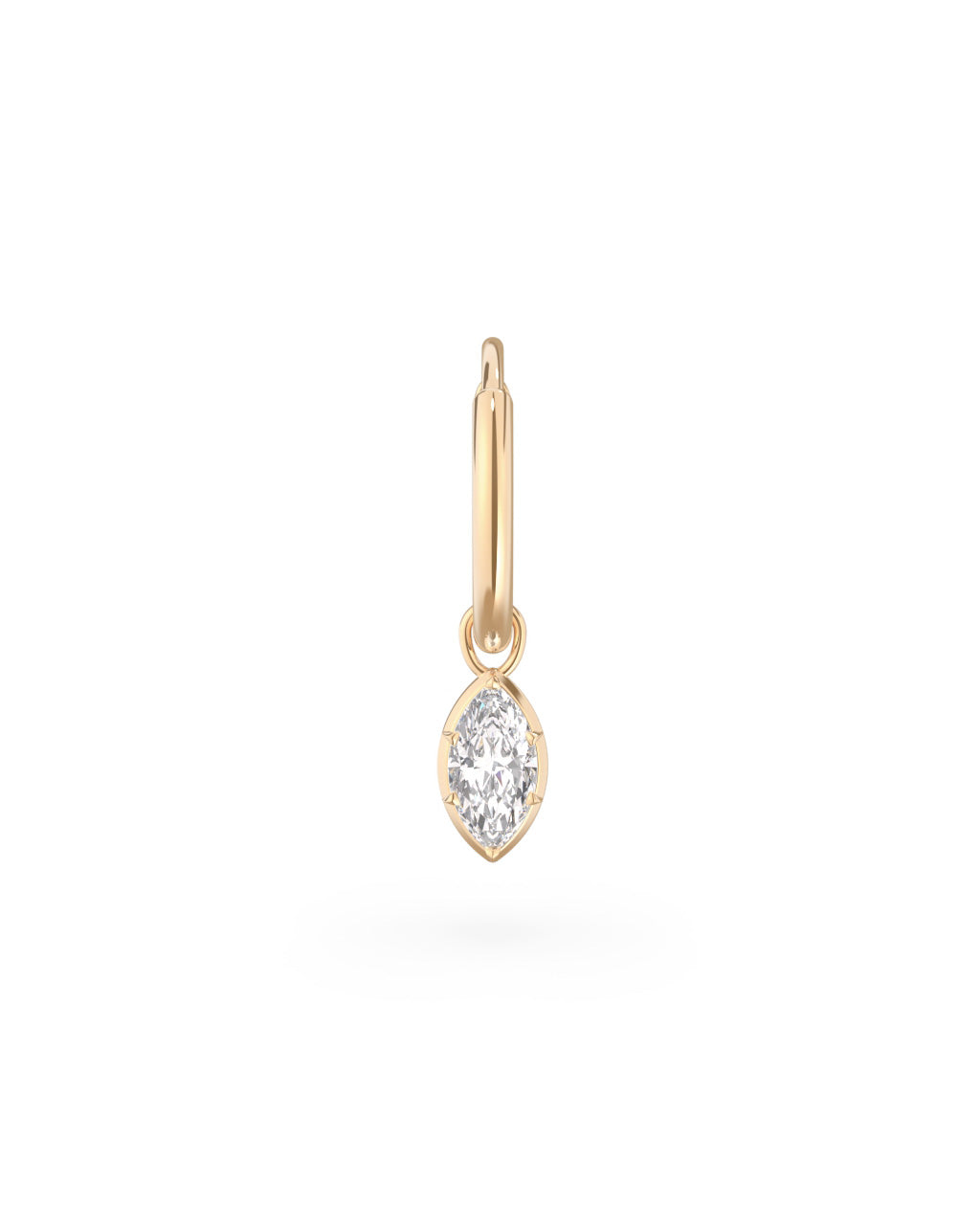 Marquise Button Back Earring - Arter Jewelry