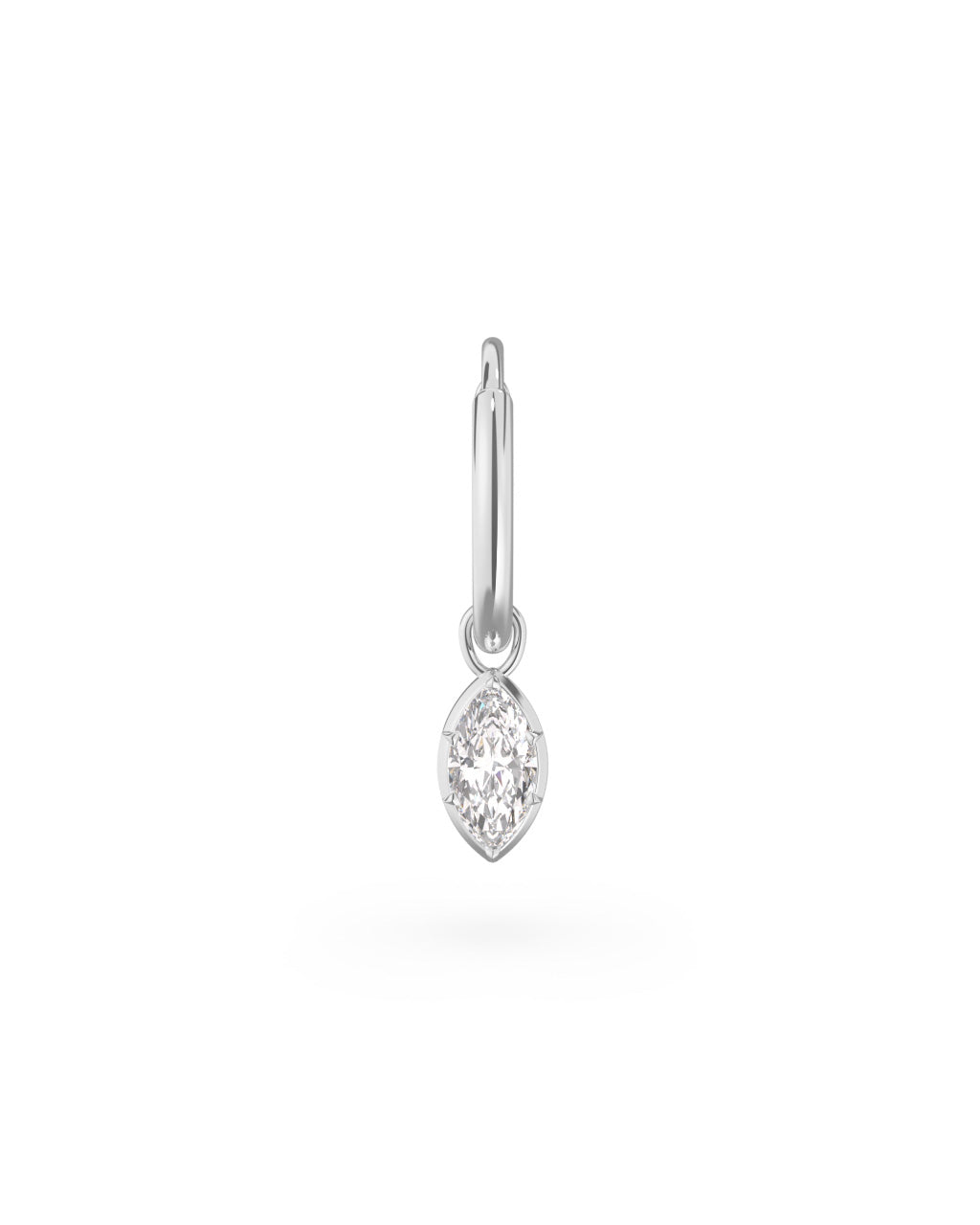 Marquise Button Back Earring - Arter Jewelry