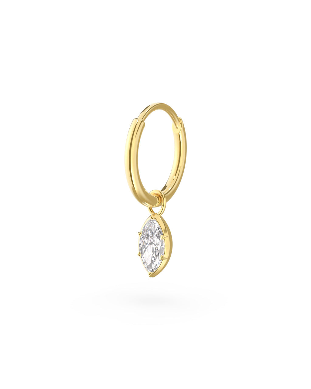 Marquise Button Back Earring - Arter Jewelry