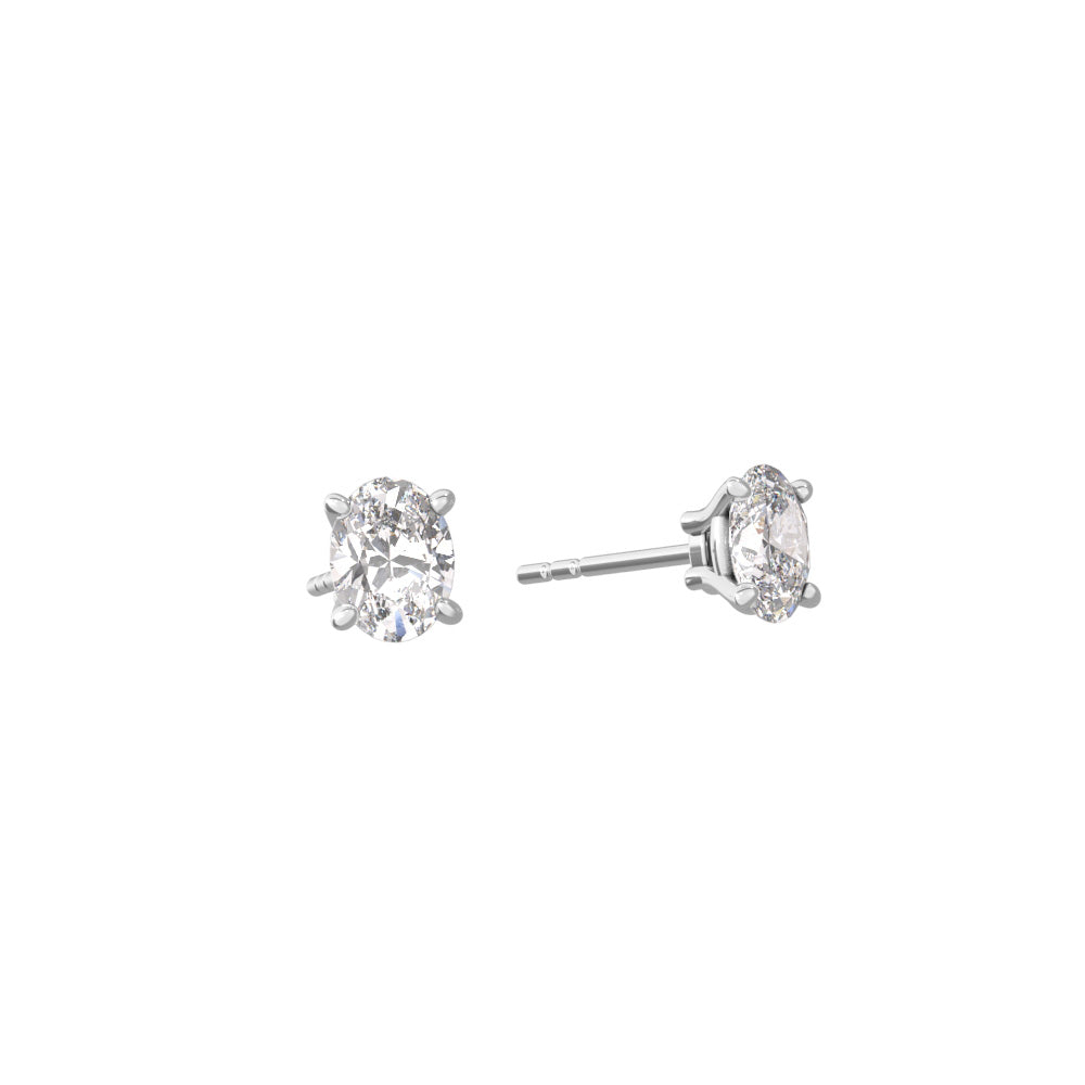 Oval Cut Studs - Arter Jewelry