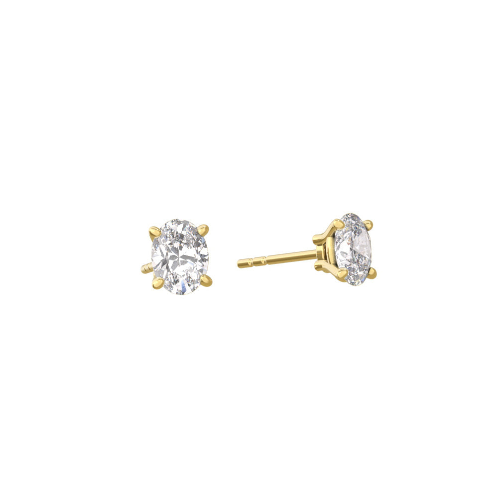 Oval Cut Studs - Arter Jewelry