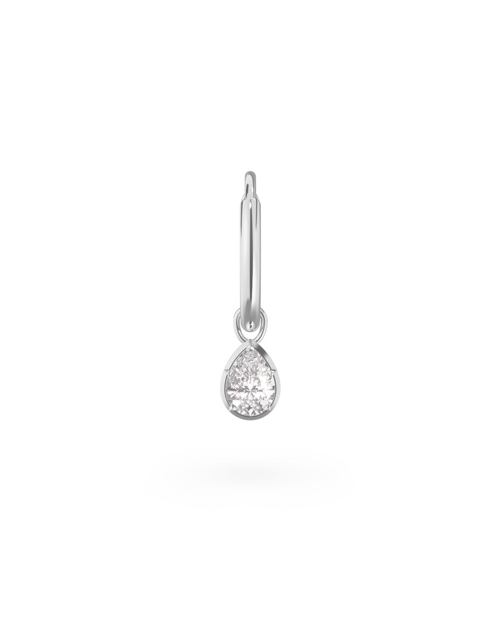 Pear Button Back Earring - Arter Jewelry