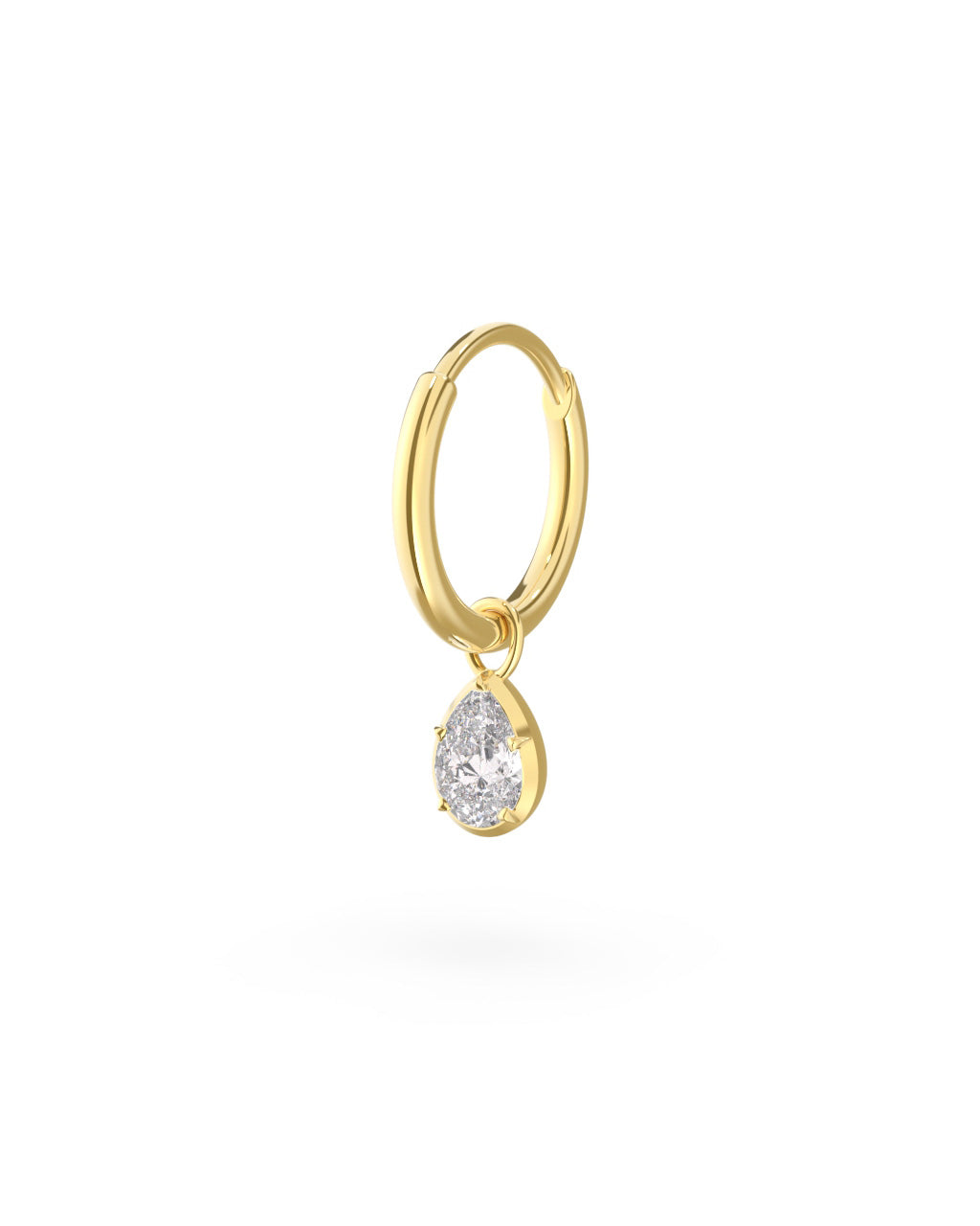 Pear Button Back Earring - Arter Jewelry