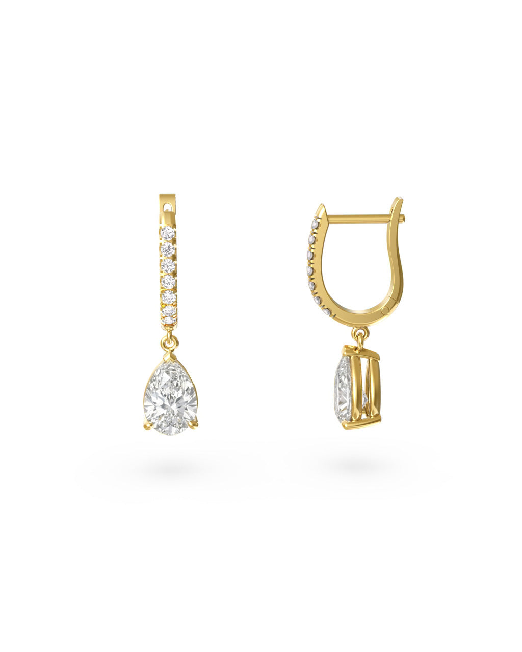 Pear Huggies - Arter Jewelry