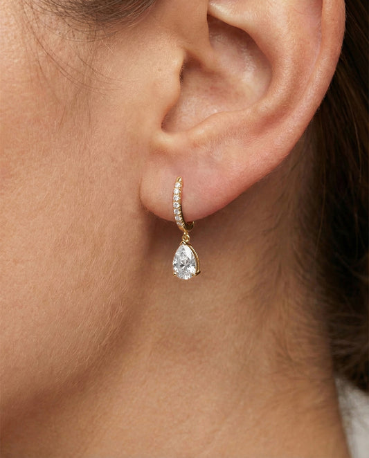 Pear Huggies - Arter Jewelry