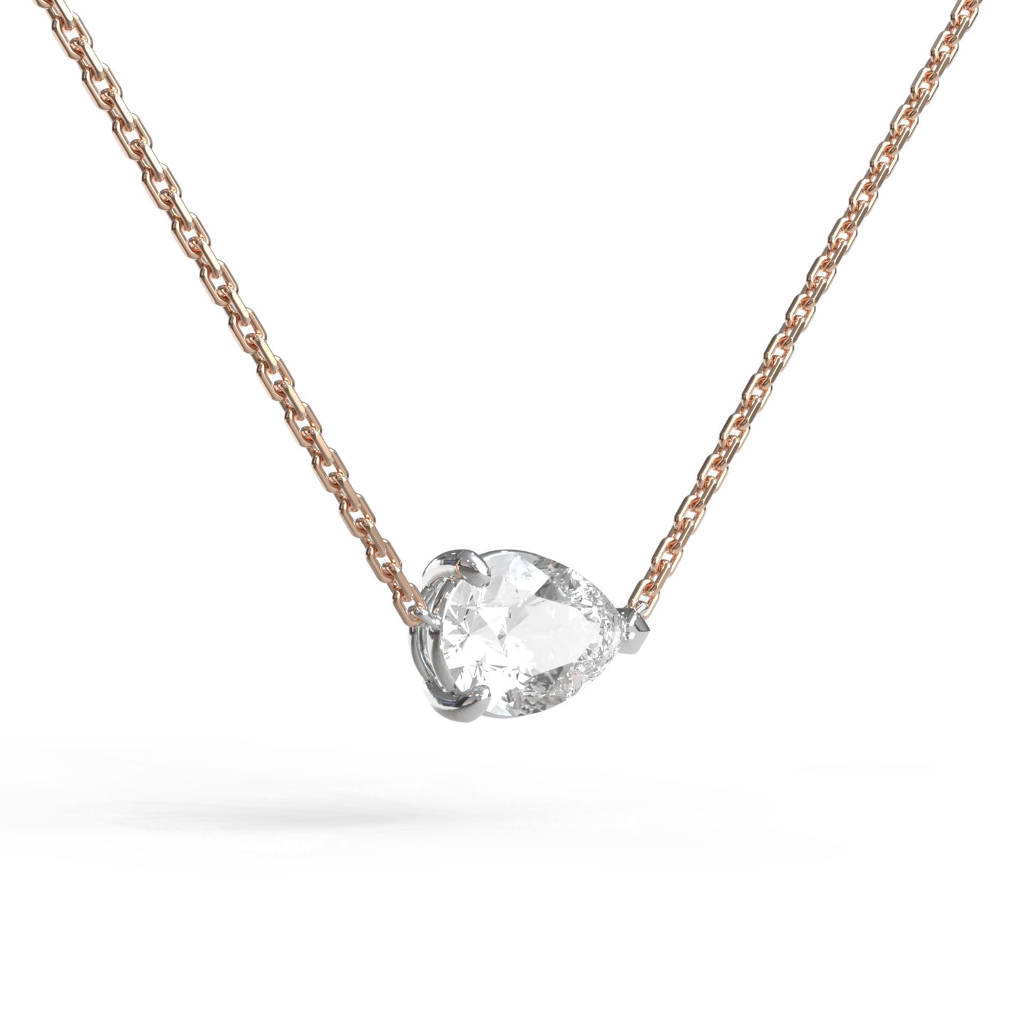 Single Pear Necklace - Arter Jewelry