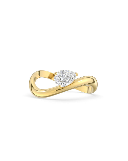 Rosa Pear Ring - Arter Jewelry