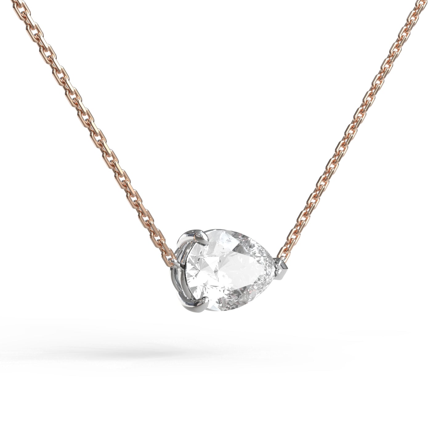 Single Pear Necklace - Arter Jewelry