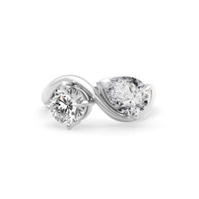 Load image into Gallery viewer, Rosa Two Stone Ring

